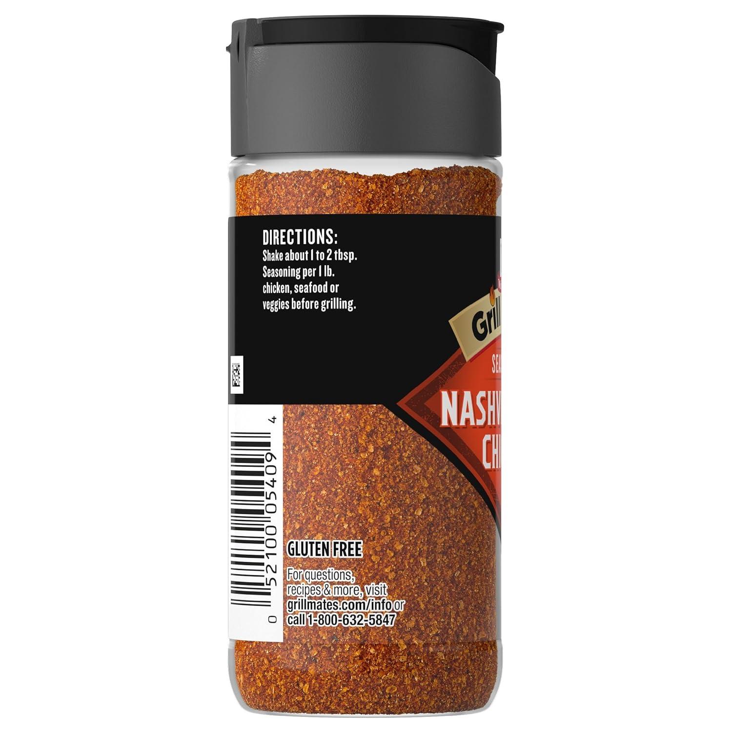 image:imageMcCormick Grill Mates Nashville Hot Chicken Seasoning 3 oz3 Ounce Pack of 6