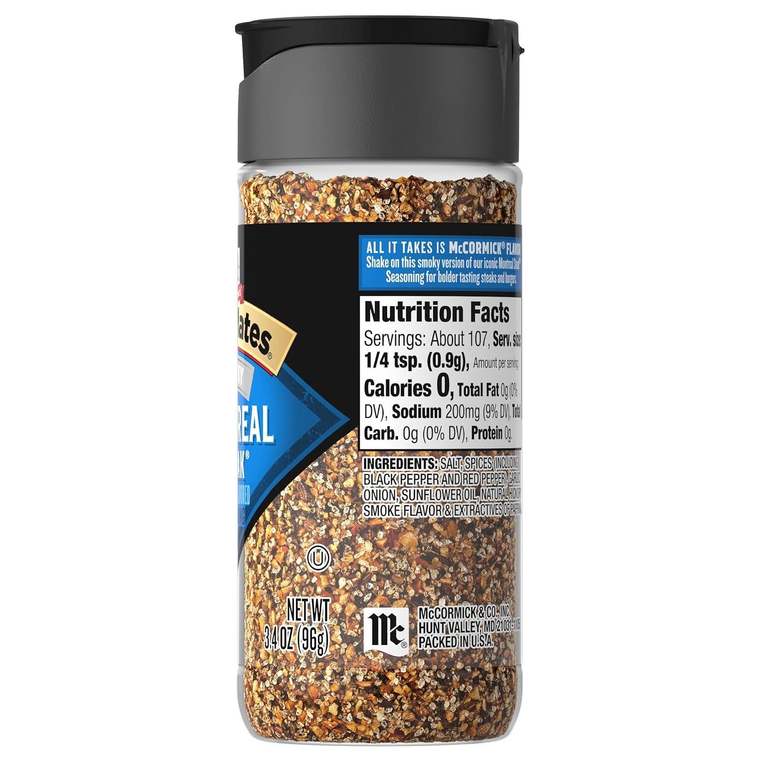 image:imageMcCormick Grill Mates Smoky Montreal Steak Seasoning 34 Oz34 Ounce Pack of 6