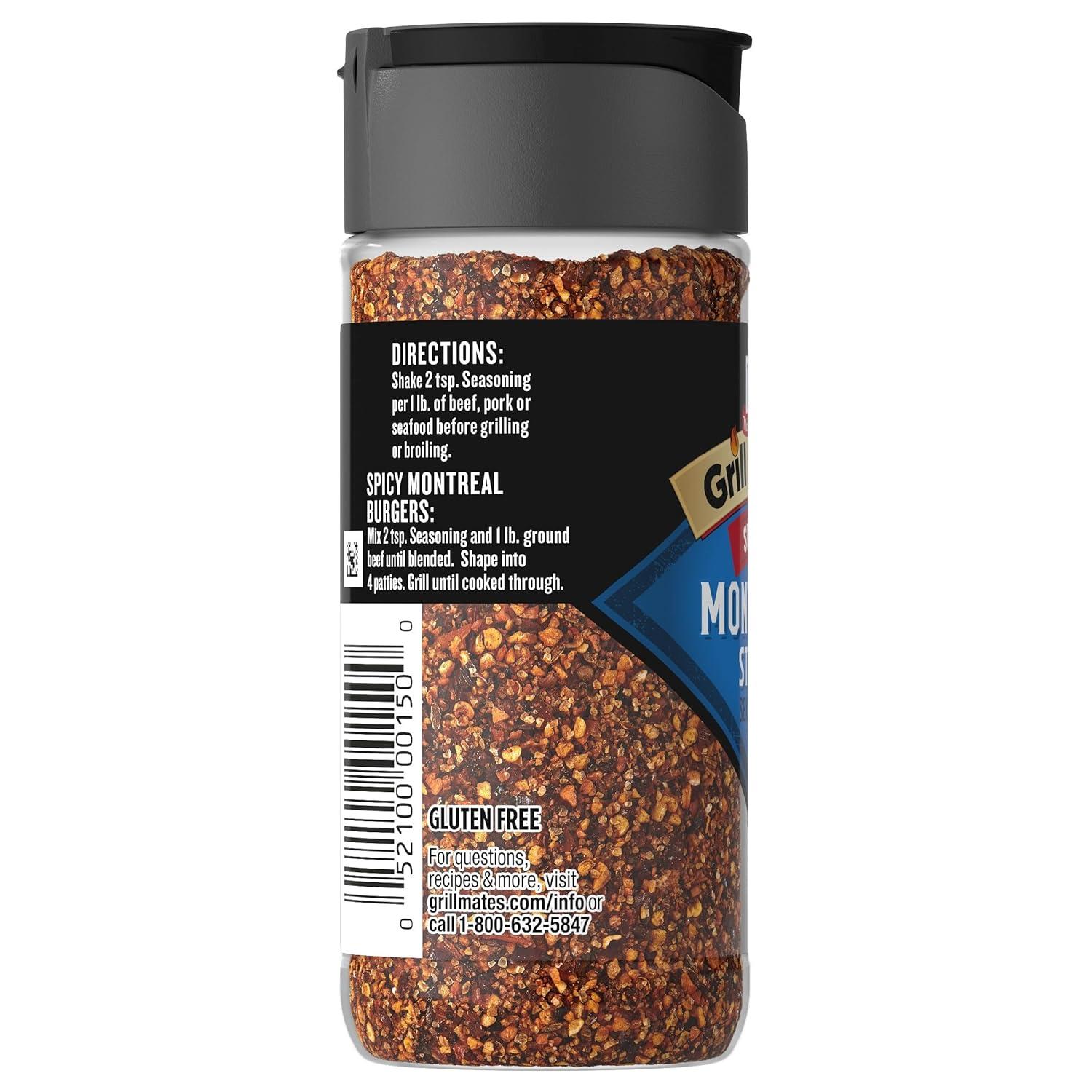image:imageMcCormick Grill Mates Spicy Montreal Steak Seasoning 312 oz312 Ounce Pack of 1