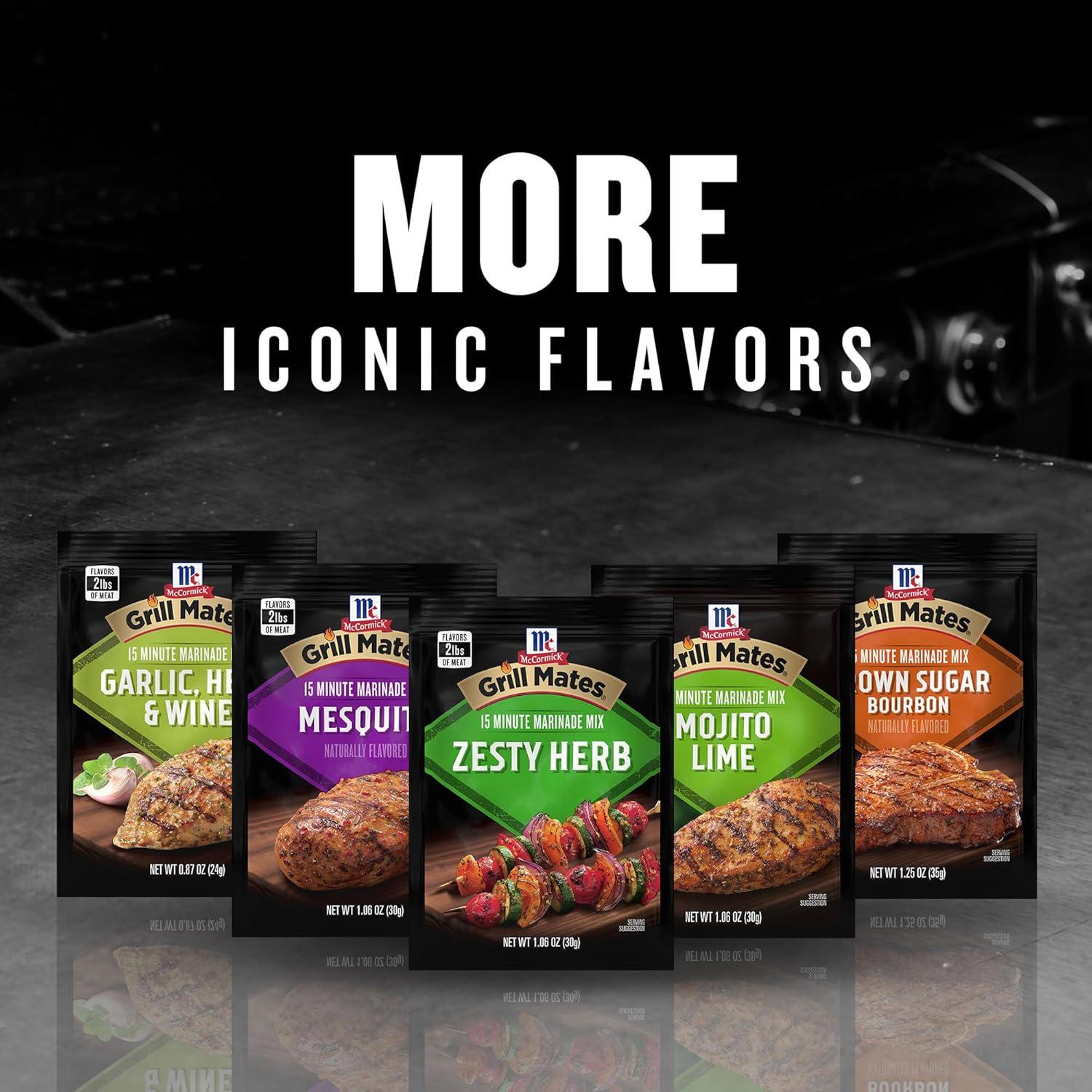 image:imageMcCormick Grill Mates Zesty Herb Marinade Mix 106 oz106 Ounce Pack of 1