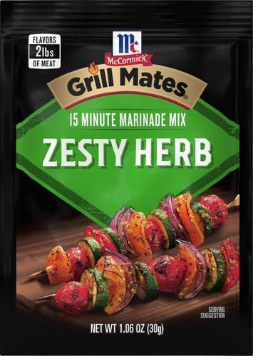 image:imageMcCormick Grill Mates Zesty Herb Marinade Mix 106 oz106 Ounce Pack of 4