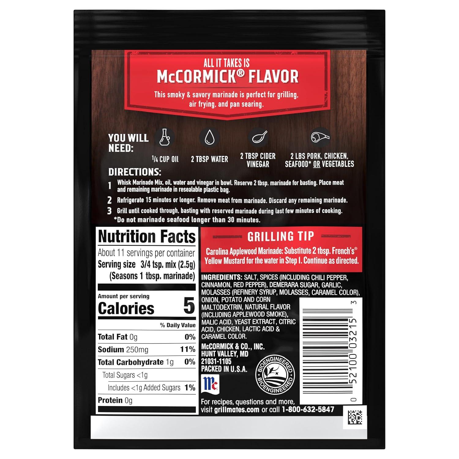 image:imageMcCormick Smoky Applewood Marinade 1 oz