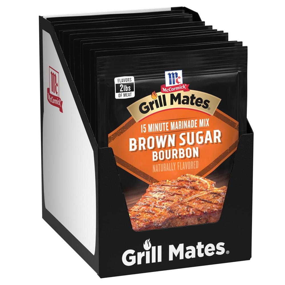 image:imageMcCormick Grill Mates Brown Sugar Bourbon Marinade 125 oz Pack of 12125 Ounce Pack of 12