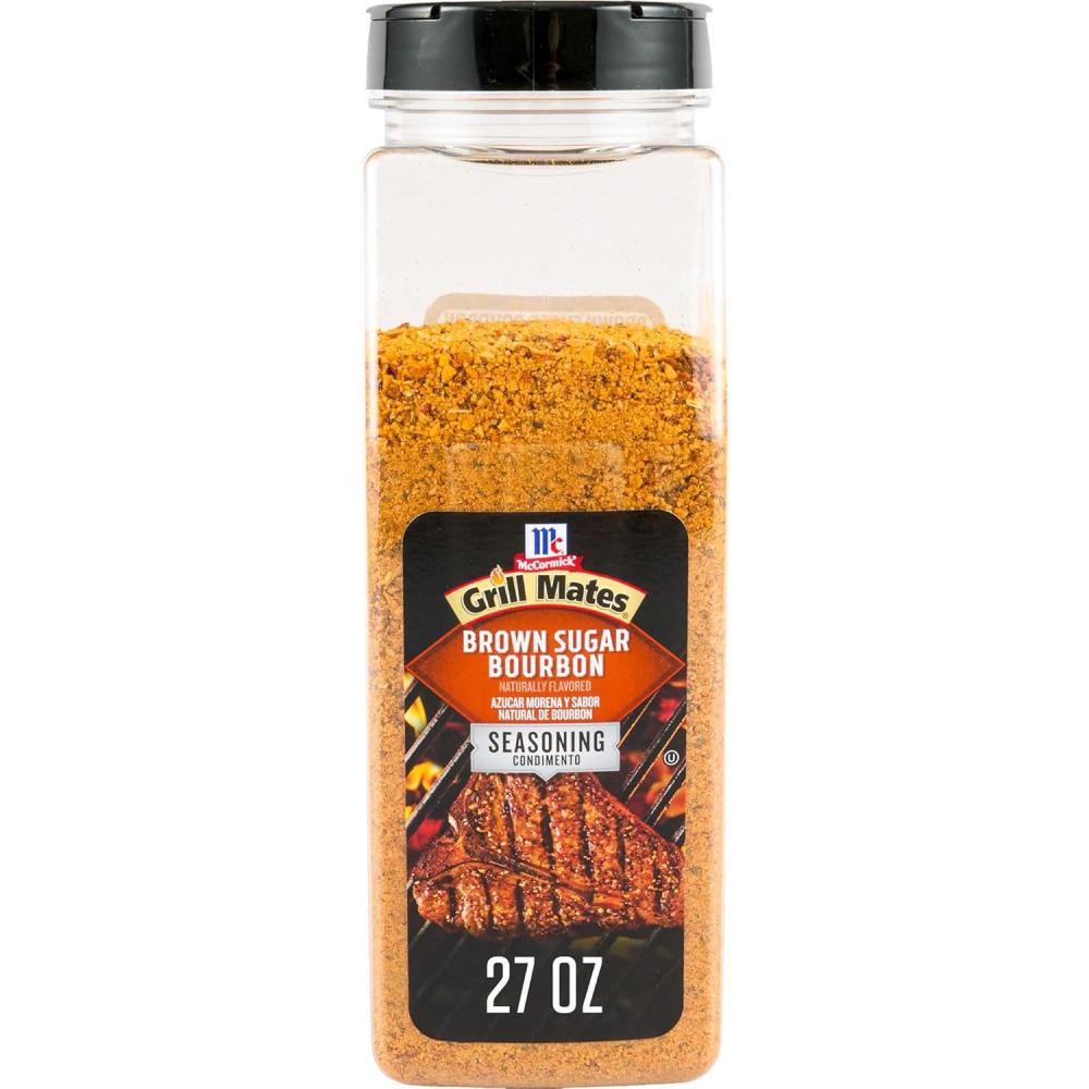 image:imageMcCormick Grill Mates Brown Sugar Bourbon Seasoning 27 oz One 27 Ounce Container of Brown Sugar Bourbon Seasoning Made of Molasses Red Bell Peppers and More for Steak Poultry and Vegetables27 Ounce Pack of 1
