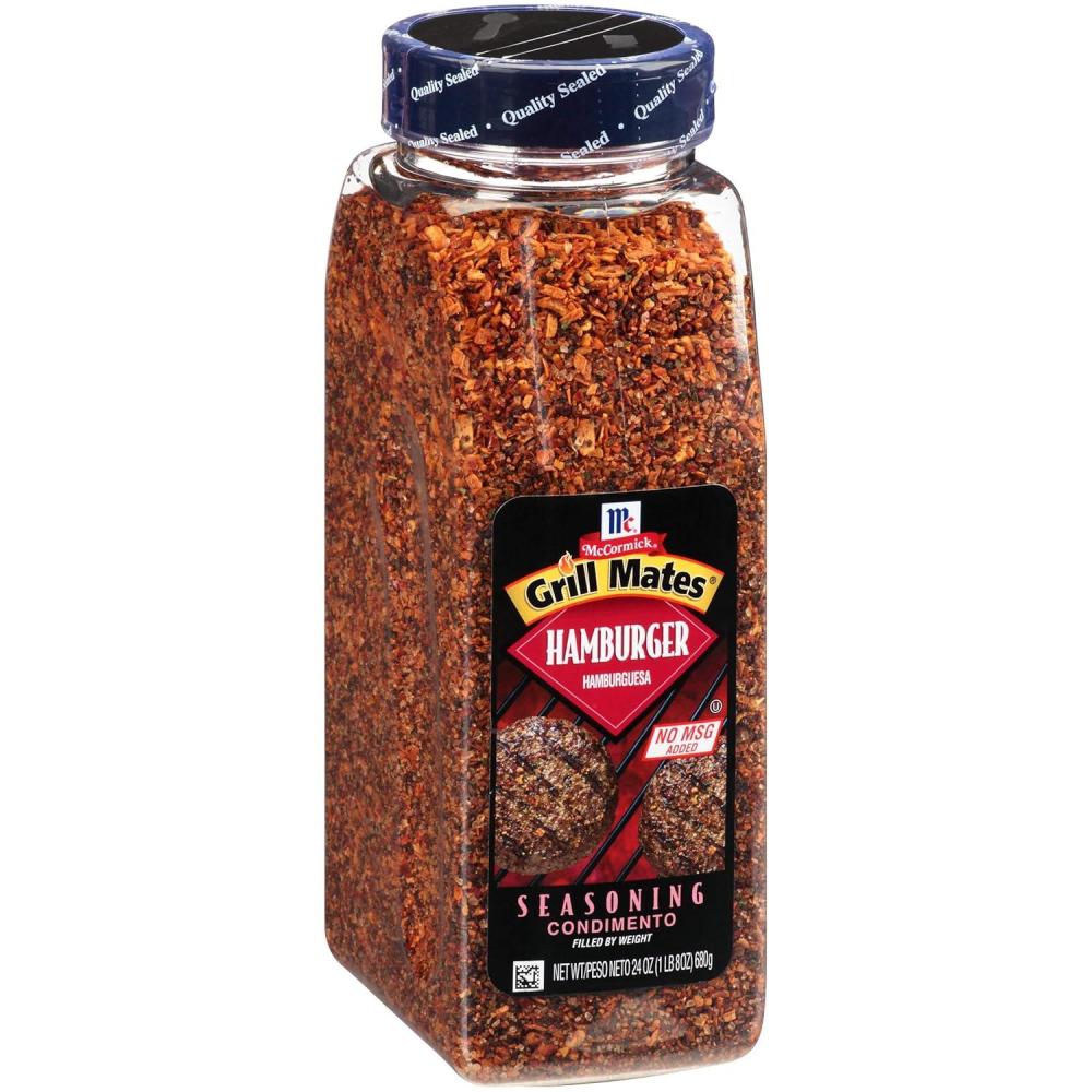 image:imageMcCormick Grill Mates Hamburger Seasoning 24 oz Pack of 6 Six 24 Ounce Containers of Hamburger Seasoning Mix with Bold Blend of Ground Peppers Onion and Savory Garlic24 Ounce Pack of 1