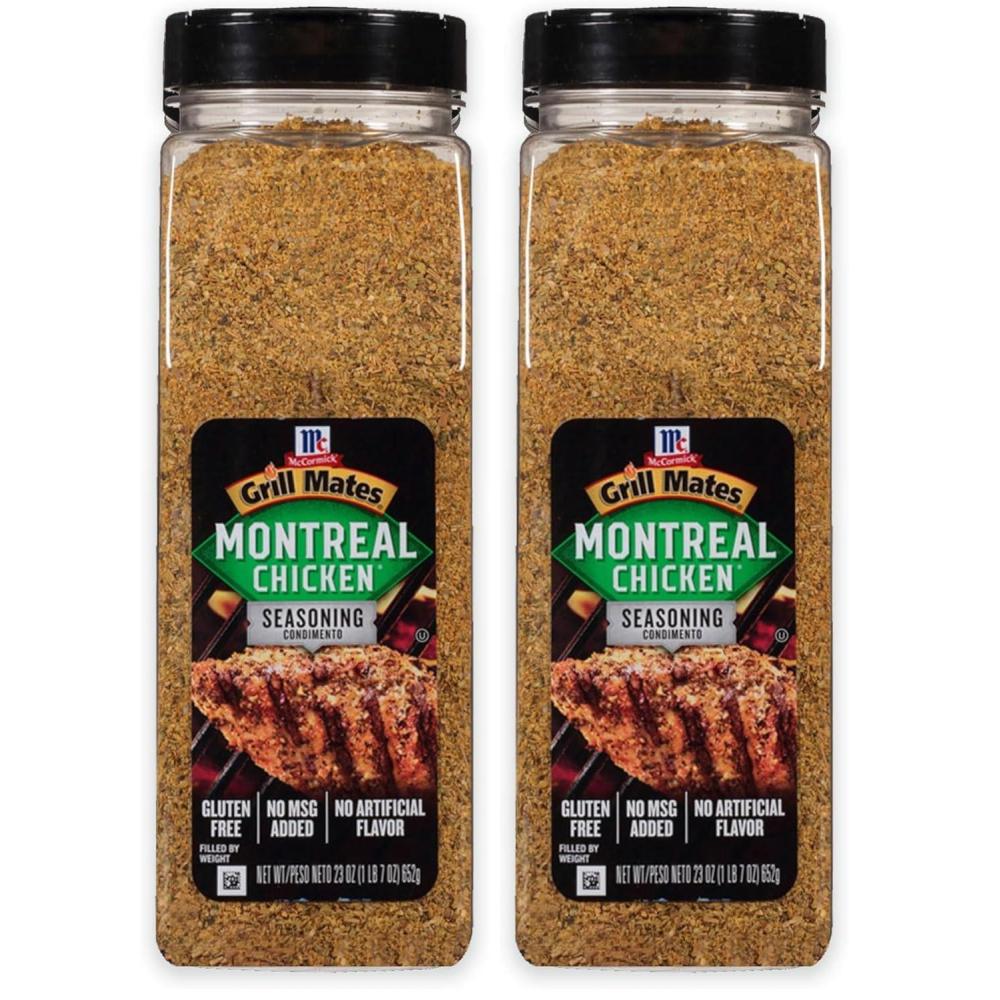 image:imageMcCormick Grill Mates Montreal Chicken Seasoning 23 oz One 23 Ounce Container of Montreal Chicken Seasoning with Blend of Garlic Onion Black and Red Pepper and Paprika for Meats and Seafood23 Ounce Pack of 2