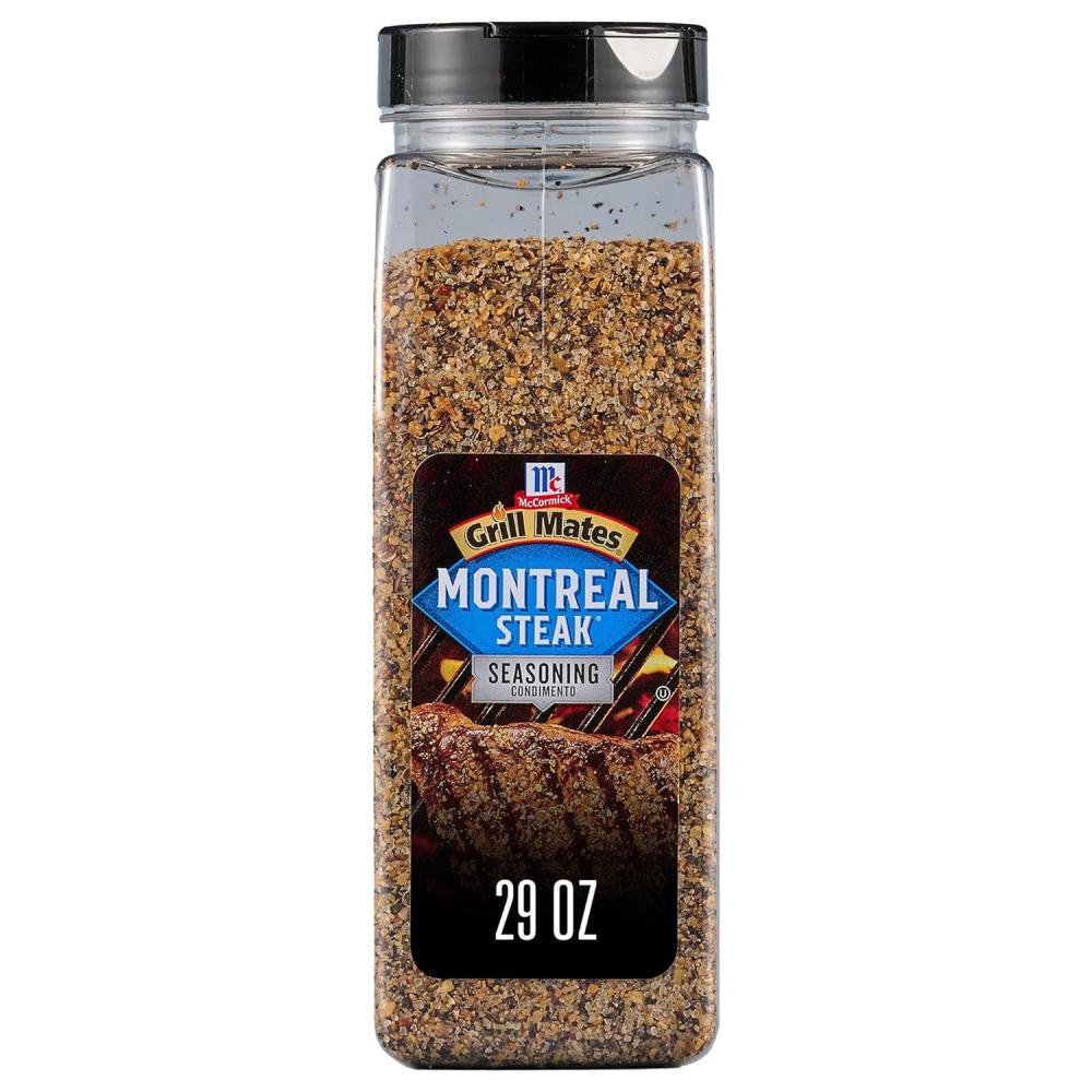 image:imageMcCormick Grill Mates Montreal Steak Seasoning 29 oz One 29 Ounce Container Montreal Steak Rub Seasoning Ideal for Steaks Ribs Burgers and Vegetables for a Zesty Flavor