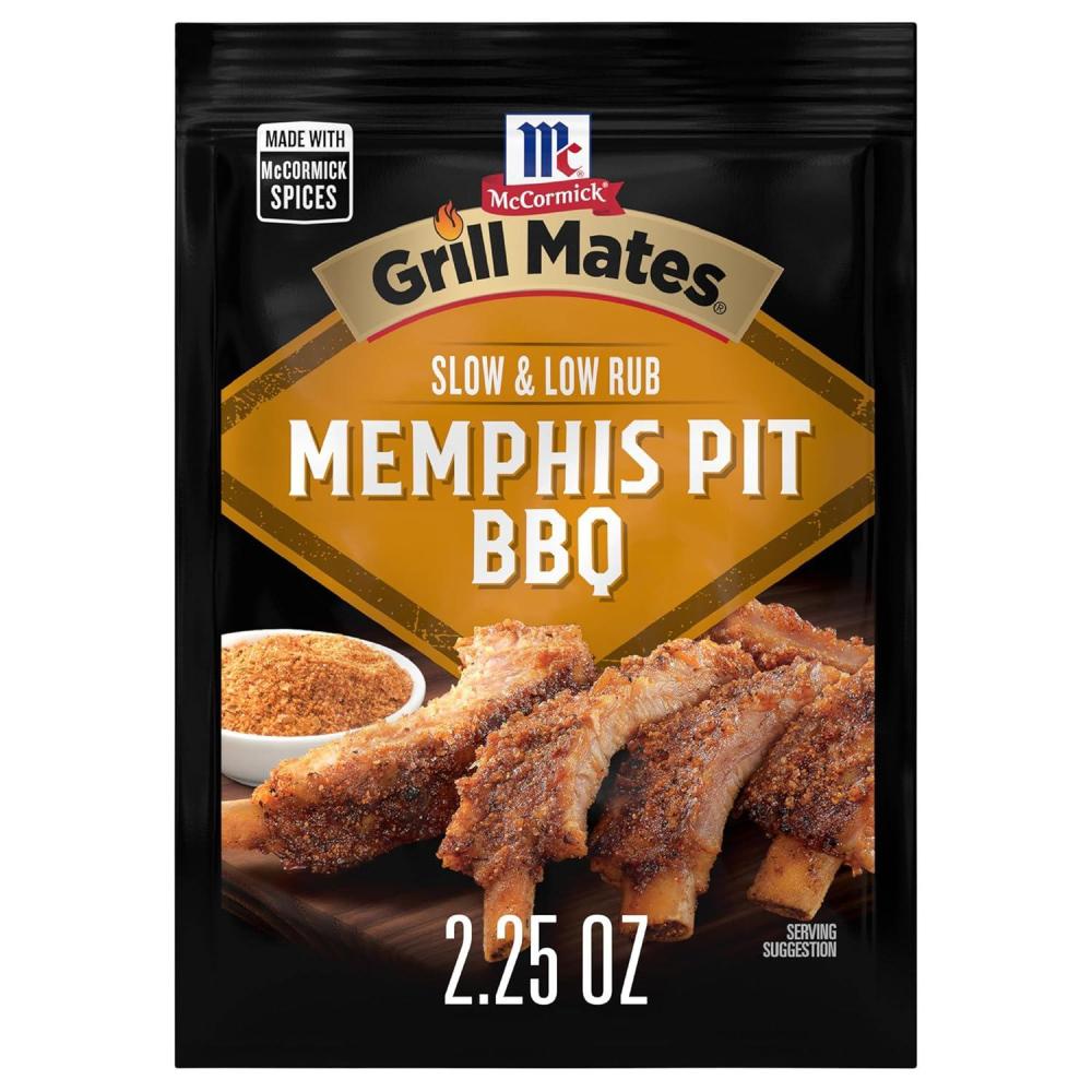 image:imageMcCormick Grill Mates Slow amp Low Memphis Pit BBQ Rub 225 ozMemphis Pit BBQ