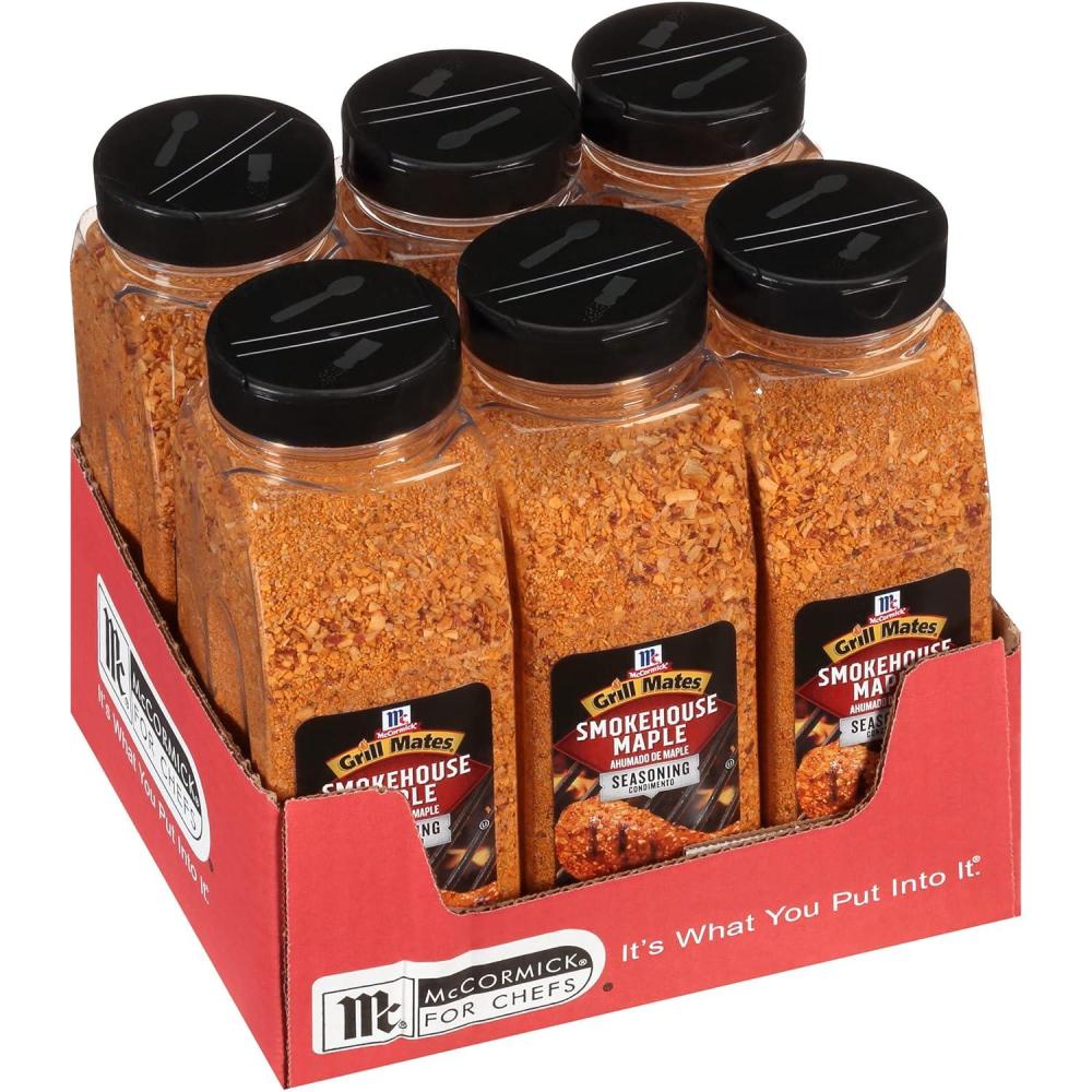 image:imageMcCormick Grill Mates Smokehouse Maple Seasoning 28 oz One 28 Ounce Container of Smokehouse Maple Seasoning Perfect on Pork Chops Chicken Burgers and More28 Ounce Pack of 6