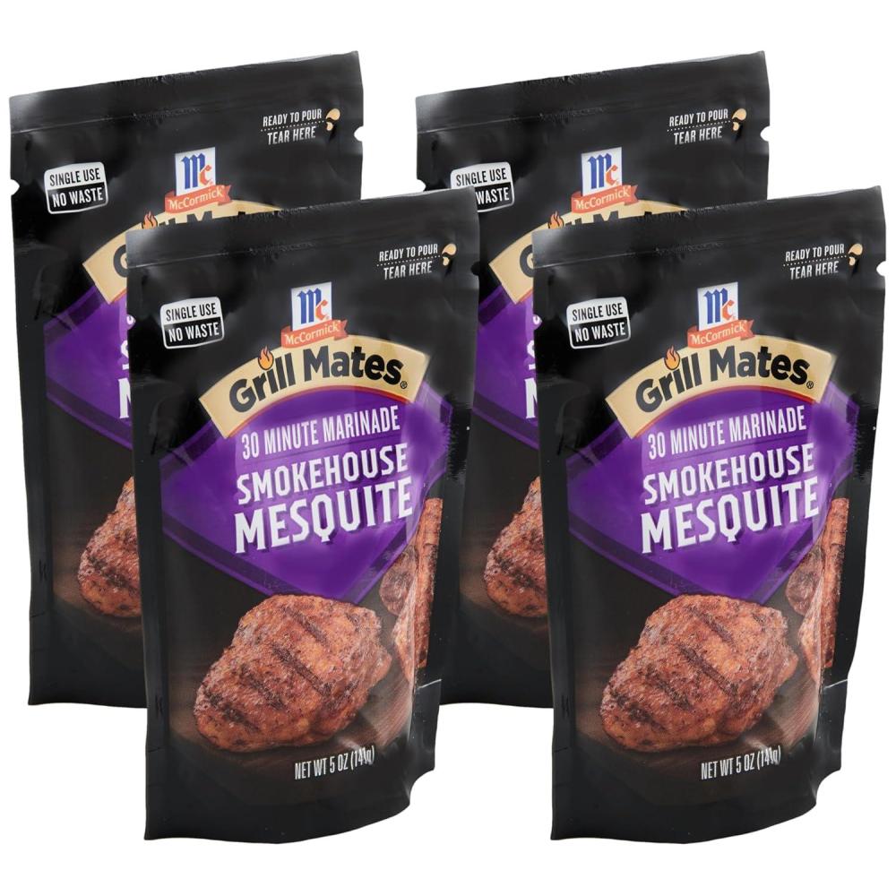 image:imageMcCormick Grill Mates Smokehouse Mesquite 30 Minute Marinade 5 oz5 Ounce Pack of 4