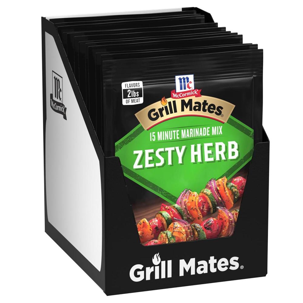 image:imageMcCormick Grill Mates Zesty Herb Marinade Mix 106 oz106 Ounce Pack of 12