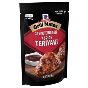 image:imageMcCormick Grill Mates 7 Spice Teriyaki Single Use Marinade 5 oz Pack of 65 Ounce Pack of 1