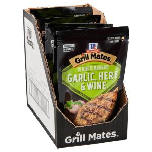 image:imageMcCormick Grill Mates Garlic Herb amp Wine 30 Minute Marinade 5 oz5 Ounce Pack of 6