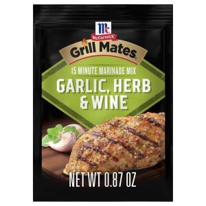 image:imageMcCormick Grill Mates Garlic Herb amp Wine Marinade Mix 087 oz087 Ounce Pack of 1