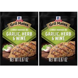 image:imageMcCormick Grill Mates Garlic Herb amp Wine Marinade Mix 087 oz087 Ounce Pack of 2
