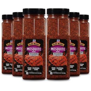 image:imageMcCormick Grill Mates Mesquite Seasoning 24 oz Pack of 6  Six 24 Ounce Containers of Mesquite BBQ Spice Versatile Use in Marinades Meats Dressings and More24 Ounce Pack of 6