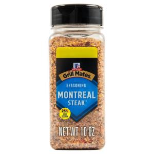 image:imageMcCormick Grill Mates Montreal Steak Seasoning 25 Less Sodium 10 OZ10 Ounce Pack of 1