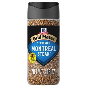 image:imageMcCormick Grill Mates Montreal Steak Seasoning 25 Less Sodium 10 OZ318 Ounce Pack of 1