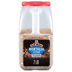 image:imageMcCormick Grill Mates Montreal Steak Seasoning 7 lb Pack of 3  Three 7 Pound Containers Montreal Steak Rub Seasoning Ideal for Steaks Ribs Burgers and Vegetables for a Zesty Flavor112 Ounce Pack of 1