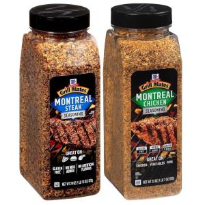 image:imageMcCormick Grill Mates Montreal Steak and Chicken Seasoning Bundle 52 oz