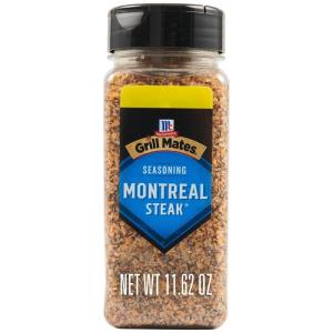 image:imageMcCormick Grill Mates Seasoning Montreal Steak No MSG Added Gluten Free No Artificial Flavors For Transforming Everyday Cuts of Meat and Vegetables into a Grilling Masterpiece 1162 oz