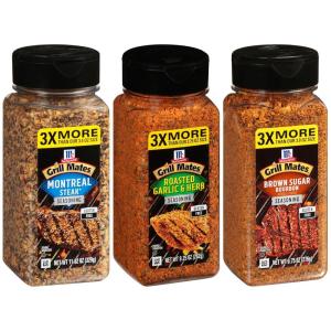 image:imageMcCormick Grill Mates Seasoning Variety Pack Montreal Steak Roasted Garlic amp Herb and Brown Sugar Bourbon 3062 oz