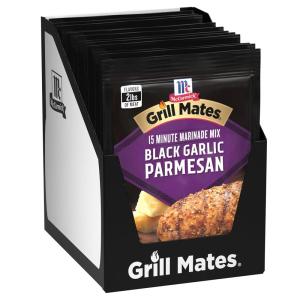 image:imageMcCormick Grill Mates Smoky Bacon BBQ 3In1 Seasoning Mix 1 oz Pack of 12Black Garlic Parmesan