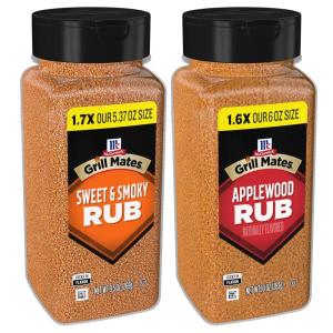 image:imageMcCormick Grill Mates Sweet amp Smoky and Applewood Rub Bundle 195 oz