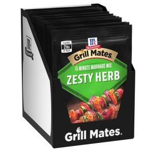 image:imageMcCormick Grill Mates Zesty Herb Marinade Mix 106 oz106 Ounce Pack of 12