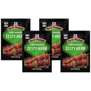 image:imageMcCormick Grill Mates Zesty Herb Marinade Mix 106 oz106 Ounce Pack of 4